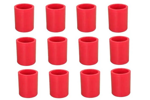12 frascos de velas vacíos para hacer velas al por mayor frasco rojo de Navidad del Reino Unido