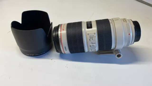 Canon EF 70-200mm F/2.8L IS ii USM Telephoto Zoom Lens with case