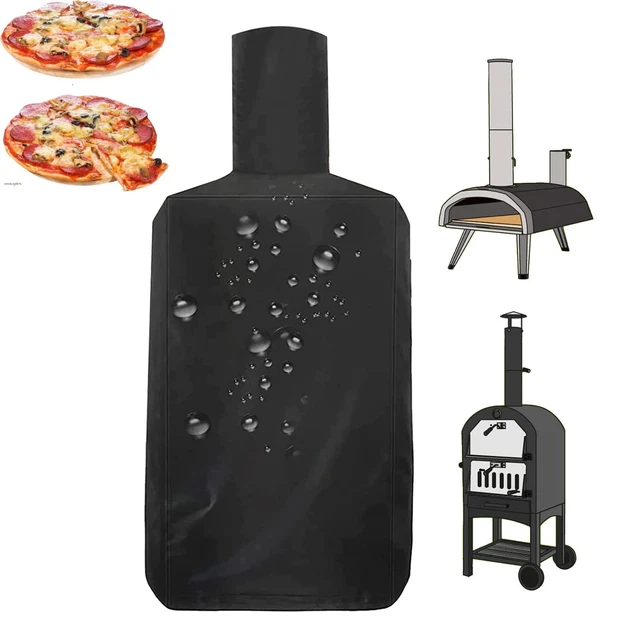 Heavy Duty Pizza Oven Cover – Fits ALDI Large (217x86x102cm) – Weather Resistant Black
