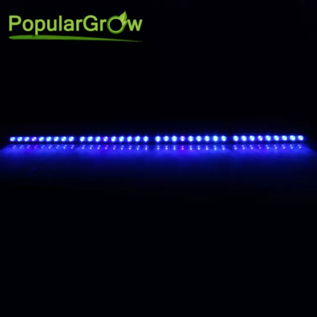 PopularGrow 108W LED Aquarium light bar Blue Coral reef Fish Tank lighting
