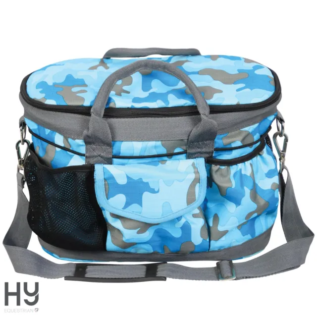 DynaForce Grooming Bag by Hy Equestrian  BLUE/GREY   Horse/Pony Grooming Kit Bag