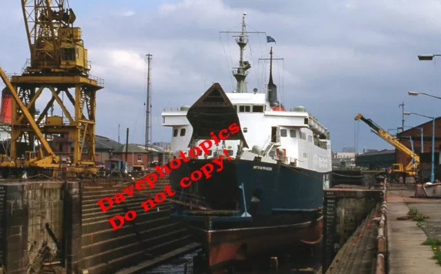 Original 35 mm Schiff/Nautisch-Schottland Rutsche Antrim Prinzessin im Trockendock Jun