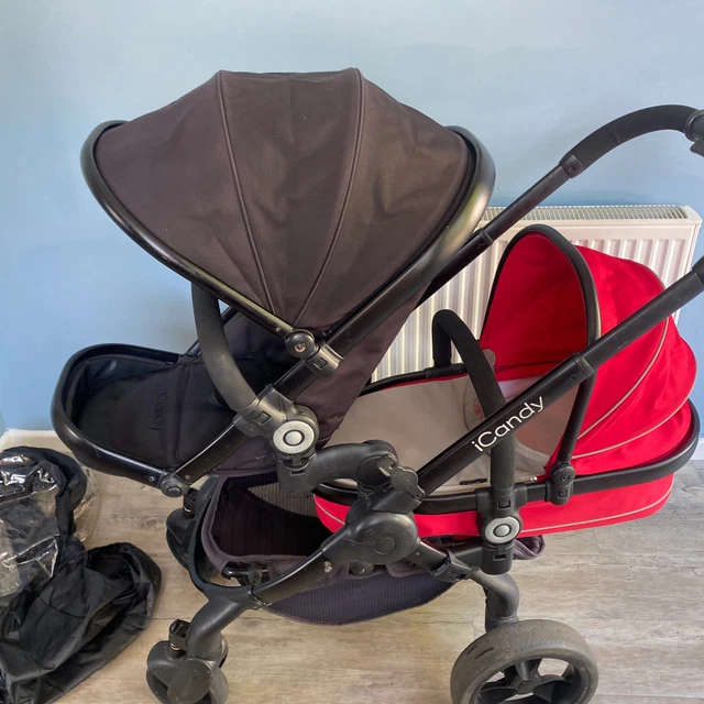 Icandy peach cheap blossom double pram