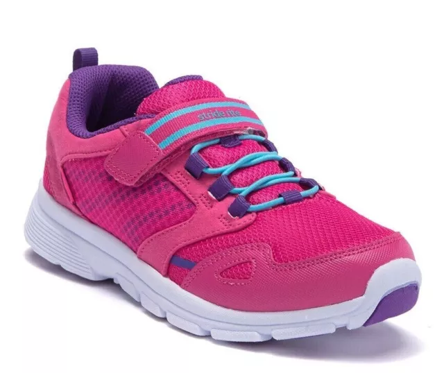 Stride Rite Girls M2P Taylor Sneaker, CG57250, Pink, Size Little Kid 2.5 W, NIB