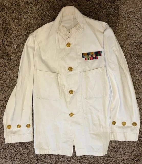 Rare Original 1951 Dated Royal Navy Able Seamans Greatcoat - Size 2 In General Jackets & Coats - Foto 2