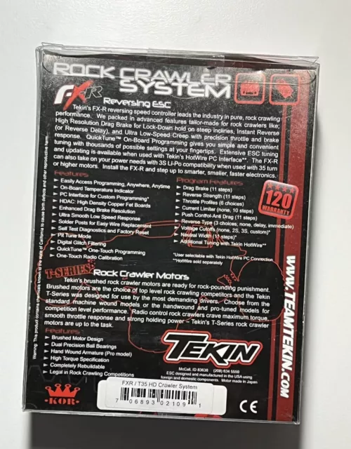 Tekin FXR esc + T30 PRO brushed hand wound Motor Esc Combo New Sealed Packaging 2