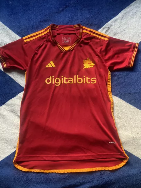 Adidas AS Roma Home Shirt 2023/24 - Size Small