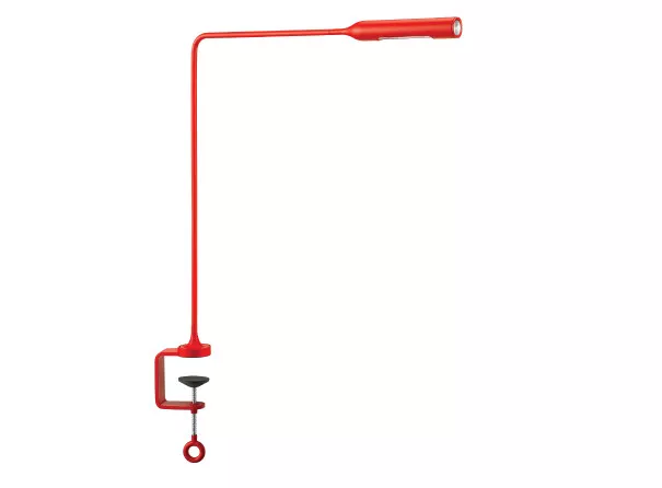 Lumina Flo Clamp - lampada da tavolo con morsetto design design Foster+Partner