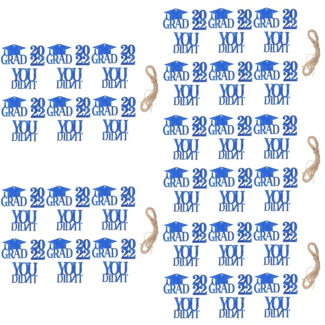 90 PCs Grad-Saison-Geschenkgeschichte Nicht gewebter Stoffetikett Tags