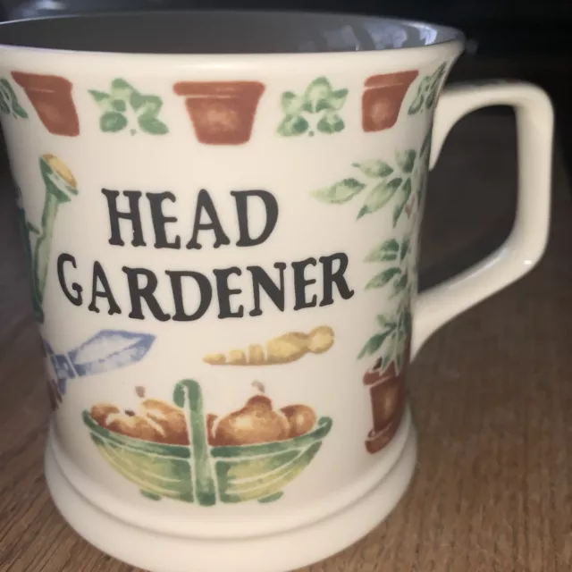 Past Times ‘Head Gardener’ Fine Bone China Tankard Style Mug  VGC