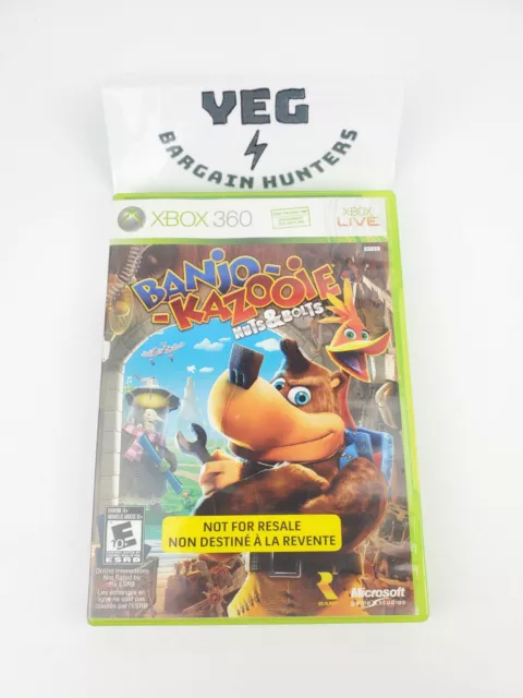 Banjo-Kazooie: Nuts & Bolts (Microsoft Xbox 360, 2008) Complete Not For Resale