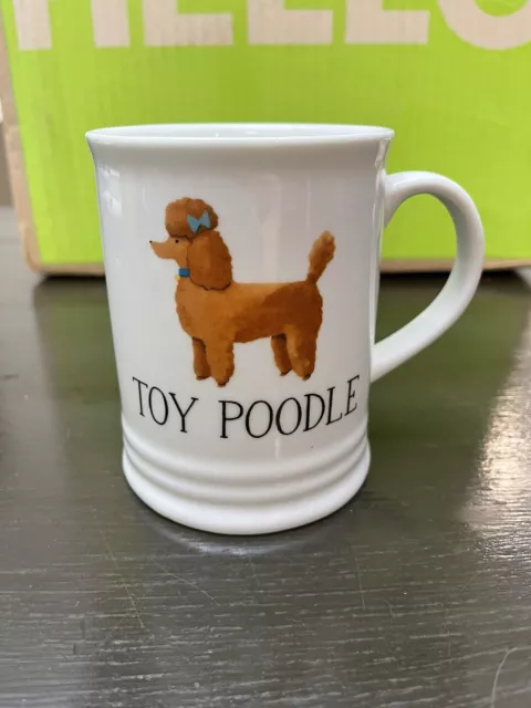 FRINGE Toy Poodle Best Dog White Ceramic Coffee Mug 12oz BRAND NEW