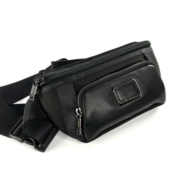 TUMI Alpha Bravo Campbell Utility Pouch Black Ballistic Nylon