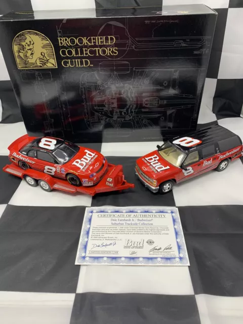 Brookfield Collectors Guild Dale Earnhardt Jr #8 Budweiser Trackside Set Bank