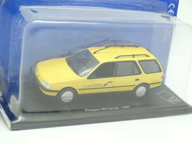 Universal Hobbies UH Presse La Poste 1/43 - Peugeot 405 Break 1987