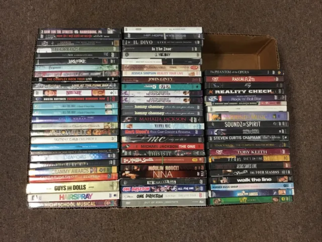 MUSIC / MUSICAL PERFORMANCE - You Pick / Choose DVD Lot (COMBINED S&H - $3.50)