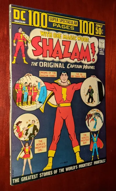 Shazam! #8 VF/NM DC 1973 CC Beck 100 Page 1st Bronze Age Appearance Black Adam