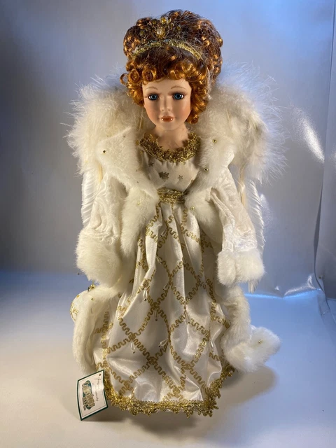 2005 Angel Porcelain Doll Heritage Signature Collections Item 80025 18"