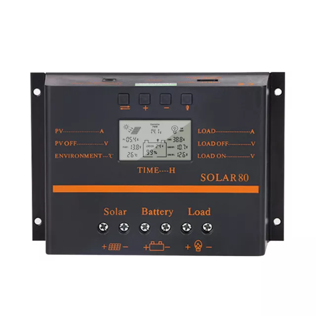 80A PWM Solar  Controller / 24V Self-Adapting LCD Solar Panel H0B7
