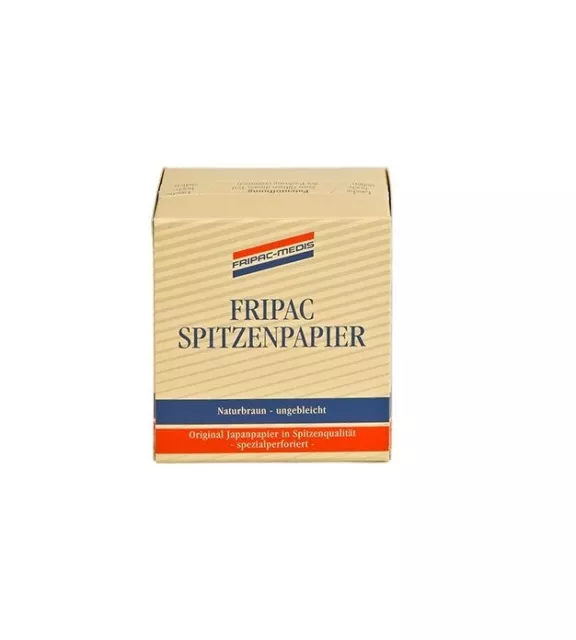 Fripac Medis Spitzenpapier 75 x 55 mm naturbraun,  500 Blatt