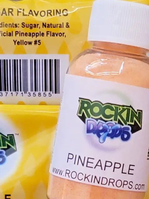 Pineapple Flossine (1oz) Bottle Sugar Flavoring for Cotton Candy MAKES 10 lbs.