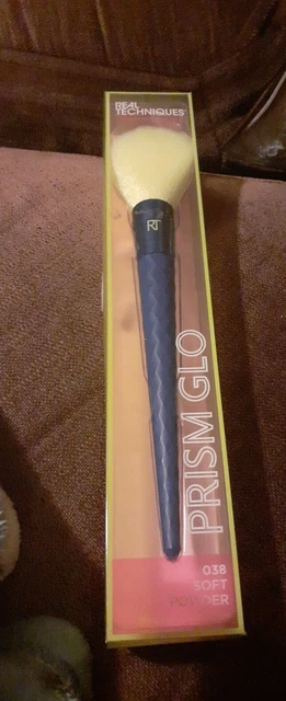 Nuevo REAL TECHNIQUES PRISM GLO POLVO/CEPILLO BRONCEADOR (038) EDICIÓN LIMITADA