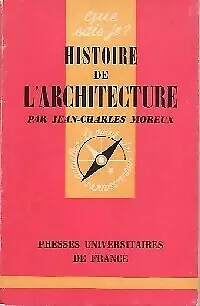 1998889 - Histoire de l'architecture - Jean-Charles Moreux