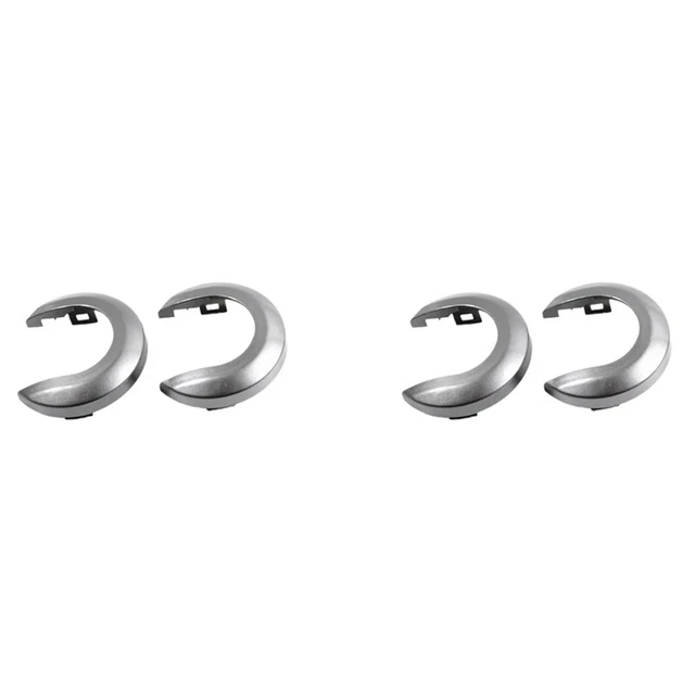 2 x maniglia porta interna auto copertura listelli decorativi maniglia interna targa chiave per P6Q8