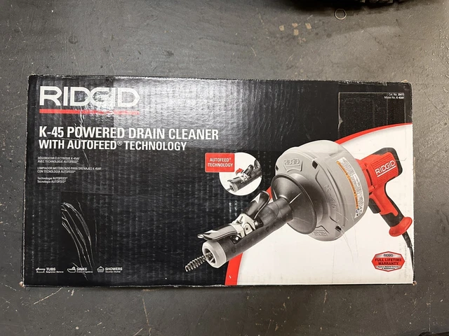 RIDGID K-45AF-5 Drain Cleaning Autofeed Snake Auger Machine