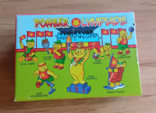 Pom-Bär Sammelfiguren "Olympia" Komplett-Set 7 Figuren