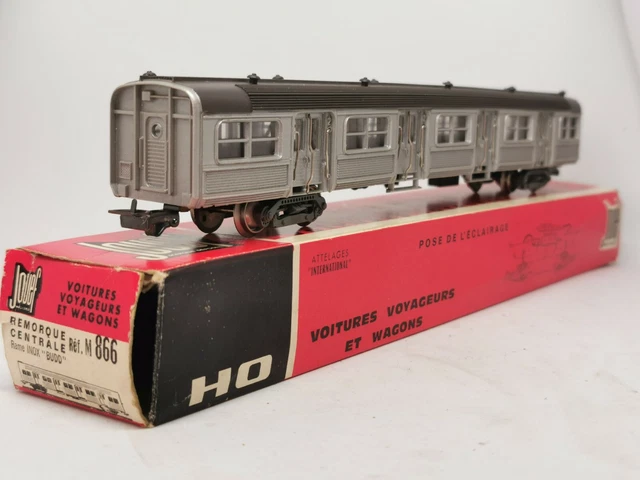 Train Electrique HO - Jouef - Rame Inox BUDD Réf. M761E Etat