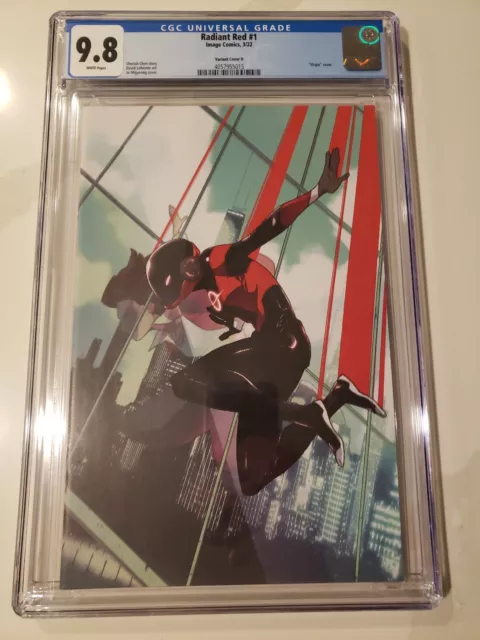 Radiant Red 1 variant D Migjeong virgin CGC 9.8 Image Comics 2022 1:25