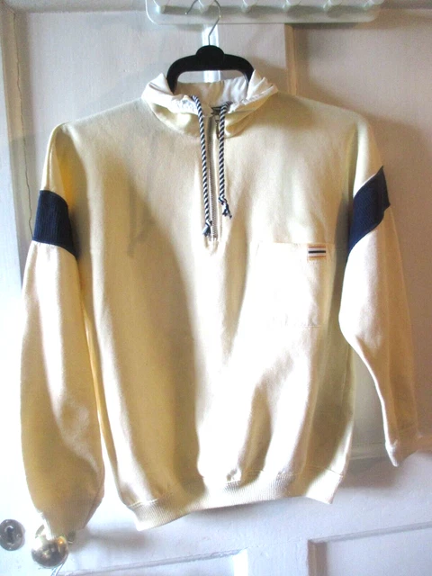Felpa gialla vintage ragazzo Marks & Spencer età 11-12 anni petto 33 pollici