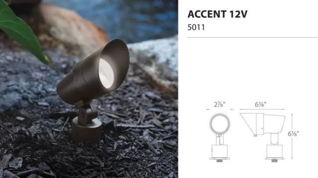 WAC Landscape Lighting LED 12V and 120V Adjustable Beam & Brightness