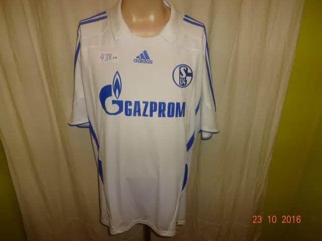 FC Schalke 04 Original Adidas Auswärts Trikot 2007/08 "GAZPROM" Gr.XXL TOP