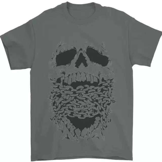 T-shirt da uomo Skull and Chains moto biker 100% cotone
