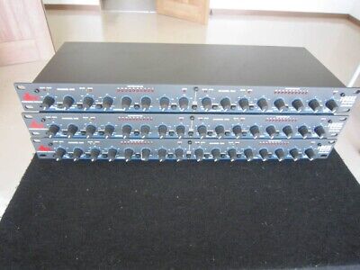 DBX 166xl 2-Channel Pro Audio 1U Rack Mount Stereo Compressor w/Cable Set of 3