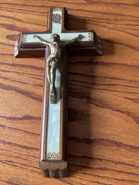 Wooden Cross on Wall, Religious Salvation Gift, Christian Cross, Catholic  Art