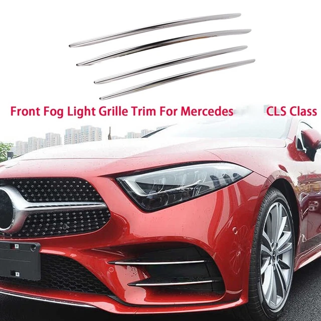 4-Teiliges Scheinwerfer KüHlergrill Trim Leisten Dekoration Spoiler f X8H5