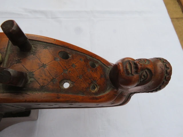 Vielle à roue très ancienne , old Hurdy gurdy , à restaurer. 9
