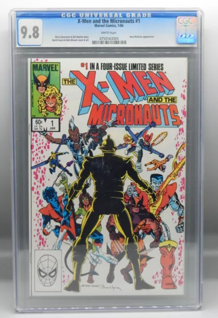 CGC 9.8 Marvel Comics X MEN and The MICRONAUTS #1 Chris Claremont WOLVERINE xmen