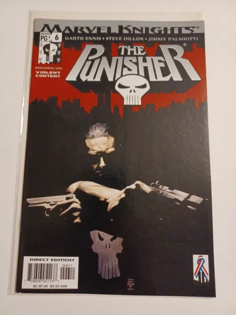 Punisher #6 Comic Book Garth Ennis Steve Dillon Preacher - Marvel Knights Pics!
