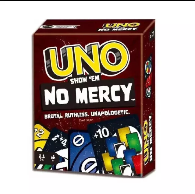 UNO Show ‘em No Mercy Card Game for Kids, Adults & Family Night, Parties