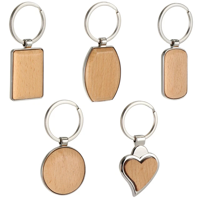 Lot de 3 Tableaux Porte Clés en forme de Cravate en Bois - Idéal comme