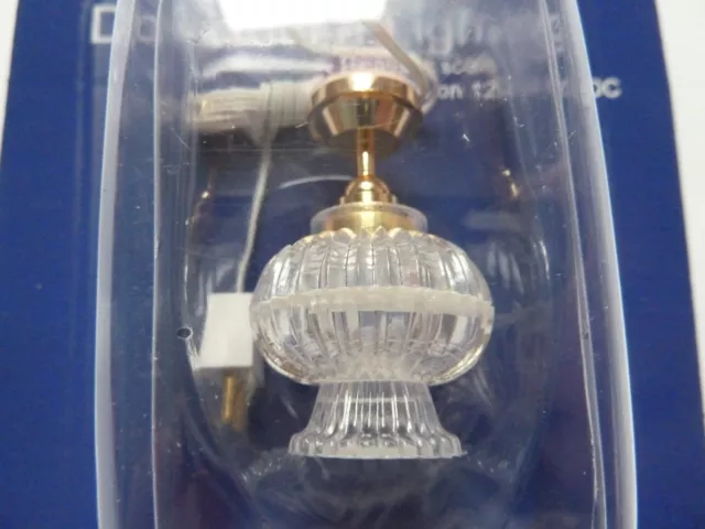Lantern Shade Ceiling Light 12V Lighting Dolls House Miniature 1:12th Scale