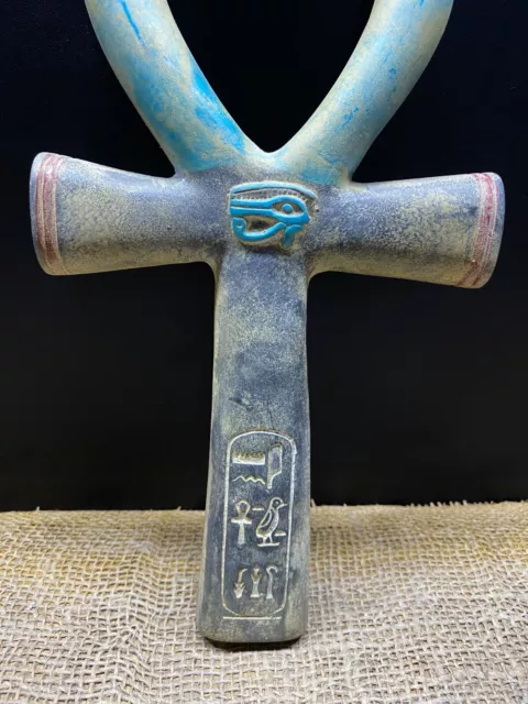Egyptian Ankh (Key of Life), Ankh key, handmade Ankh statue. 3