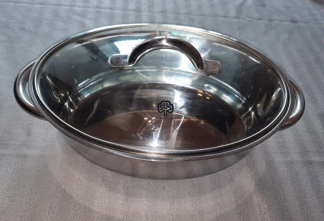 Schulte-Ufer Bräter, Topf, m. Glasdeckel, 30cm, Induktion, Nur einmal benutzt 2