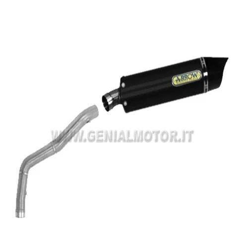 Exhaust + Link Pipe Arrow Indy Alu N Honda Cbr 600 Rr 2007 > 2008