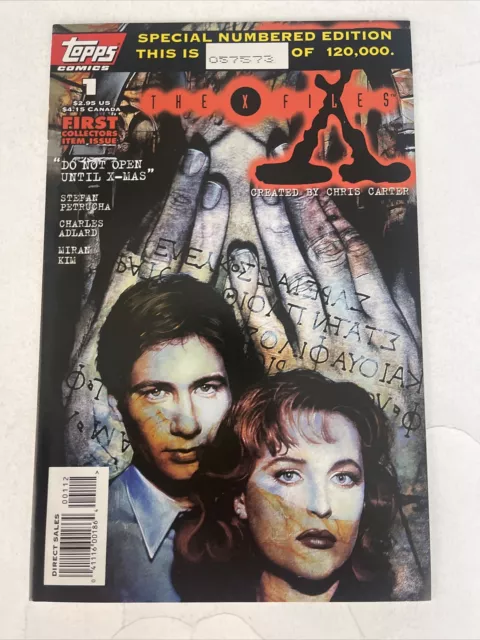 Topps Comics X-Files #1 Special Numbered Edition