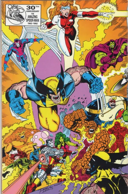 1992 Marvel The Infinity War #4 Gatefold Wraparound Cover Thanos Warlock 2